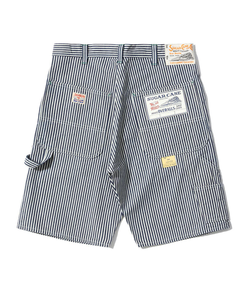 SC52566 / SUGAR CANE 11oz. HICKORY STRIPE WORK SHORTS