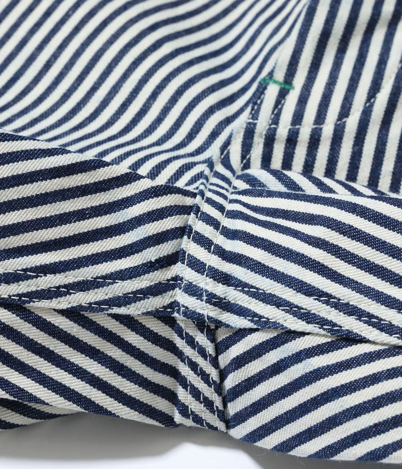 SC52566 / SUGAR CANE 11oz. HICKORY STRIPE WORK SHORTS