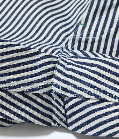 SC52566 / SUGAR CANE 11oz. HICKORY STRIPE WORK SHORTS