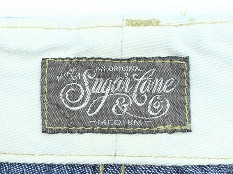 SC52665 / SUGAR CANE DENIM TROUSERS SHORTS AGED