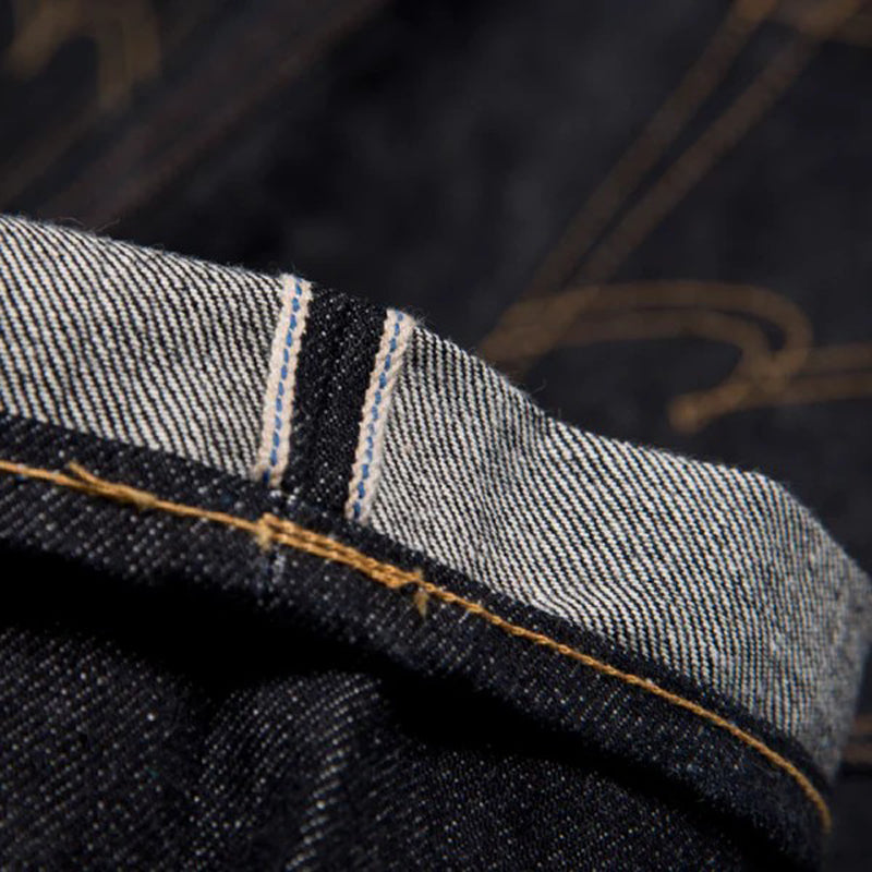 SD102-CB / STUDIO D'ARTISAN 15oz Loose Straight Jeans with Back Cinch