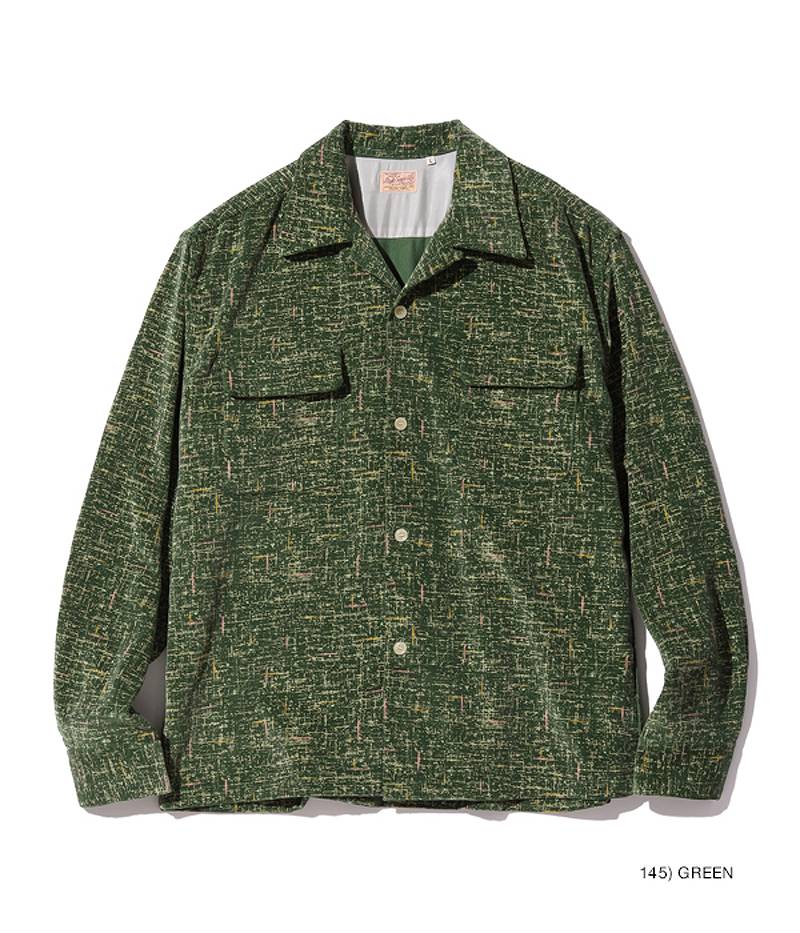 SE29172 / STYLE EYES Mid 1950s Style Corduroy Sports Shirt “IKAT”