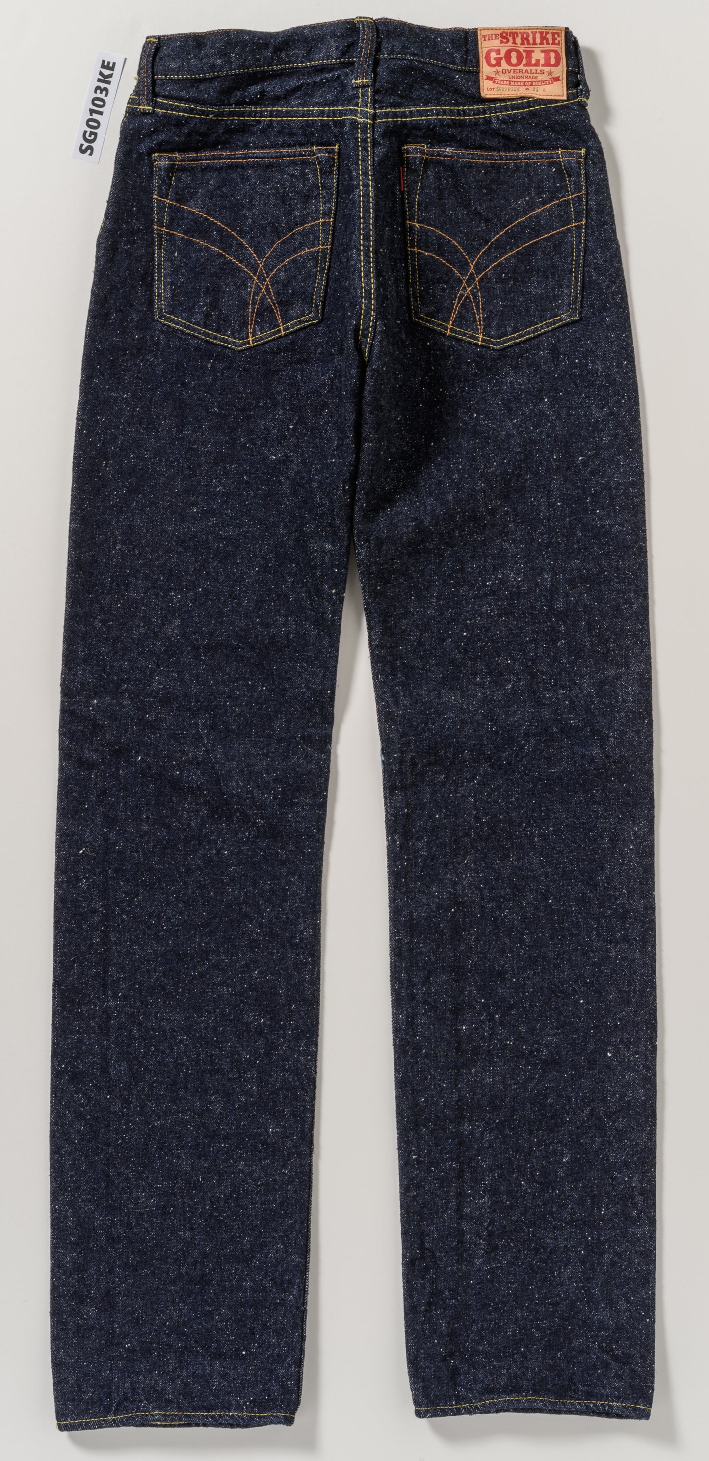 The Strike Gold SG0103KE "Keep Earth" Natural Indigo 17oz Selvedge Jeans - Classic Straight