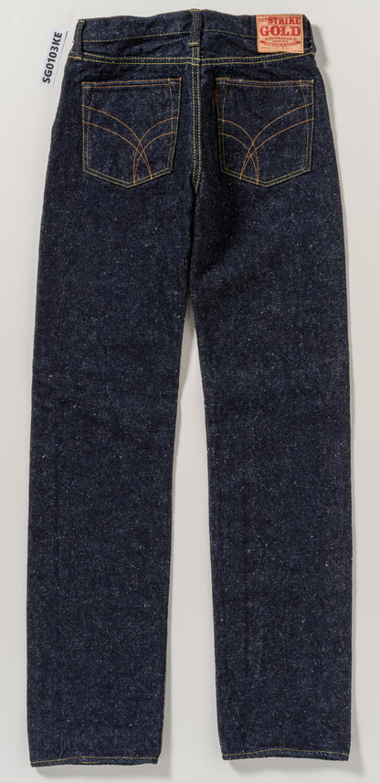 The Strike Gold SG0103KE "Keep Earth" Natural Indigo 17oz Selvedge Jeans - Classic Straight