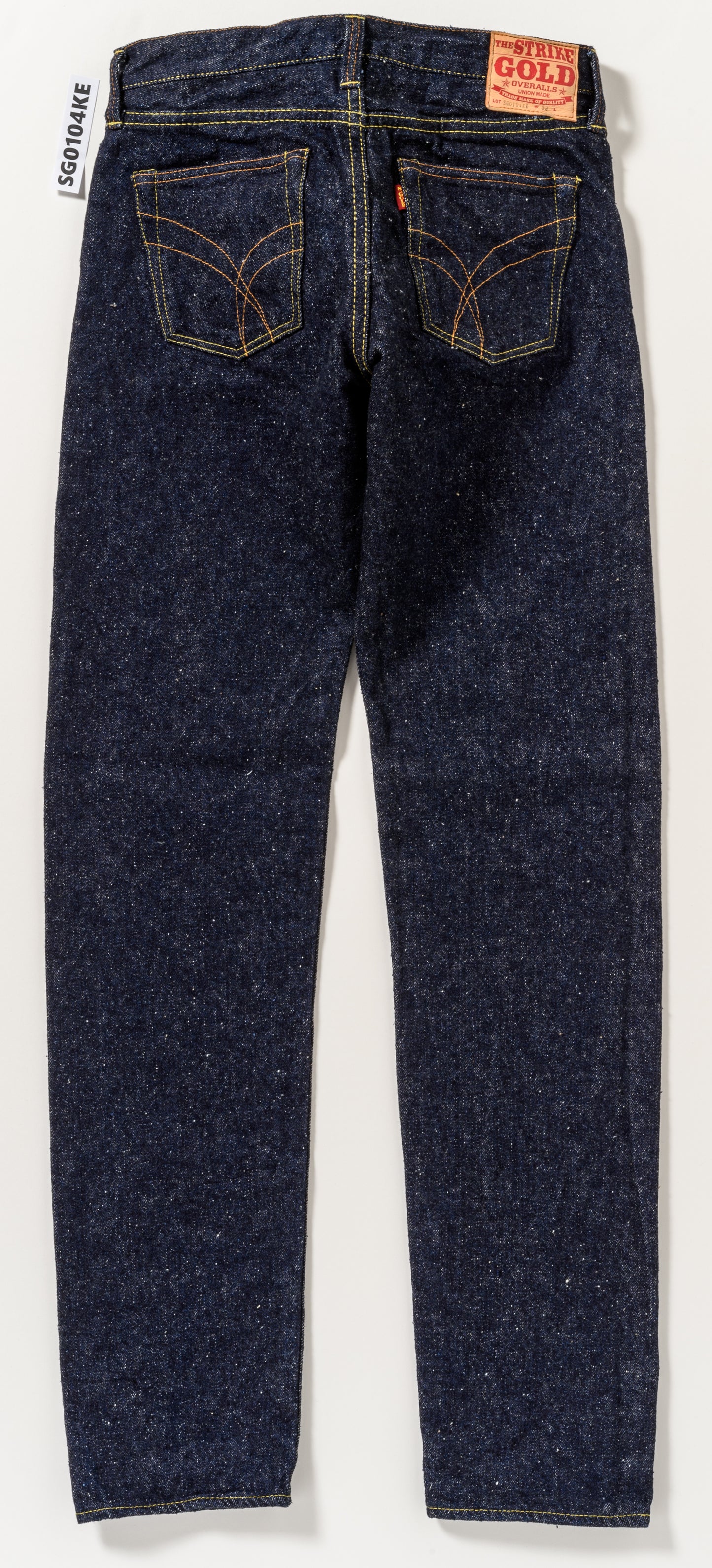 The Strike Gold SG0104KE "Keep Earth" Natural Indigo 17oz Selvedge Jeans - Regular Tapered