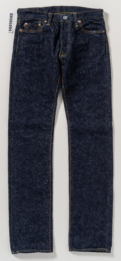 The Strike Gold SG0105KE "Keep Earth" Natural Indigo 17oz Selvedge Jeans - Stylish Straight