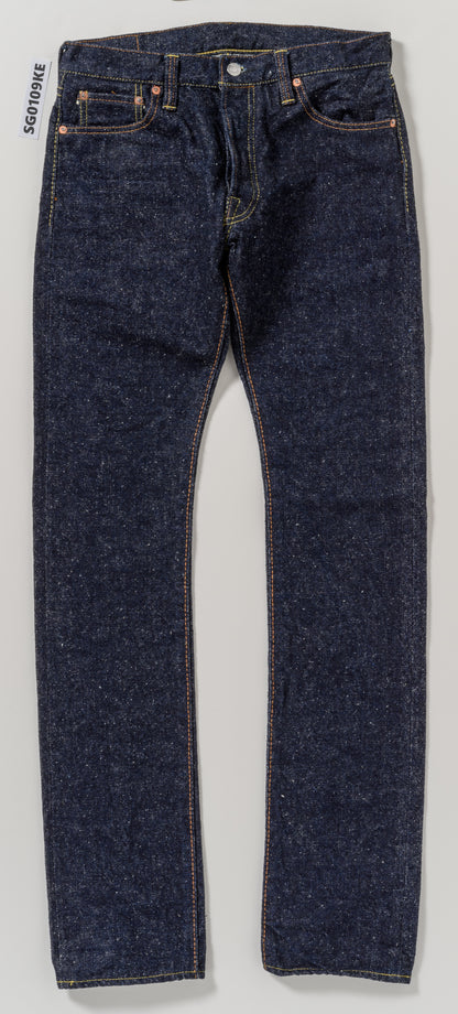 The Strike Gold SG0109KE "Keep Earth" Natural Indigo 17oz Selvedge Jeans- Slim Tapered