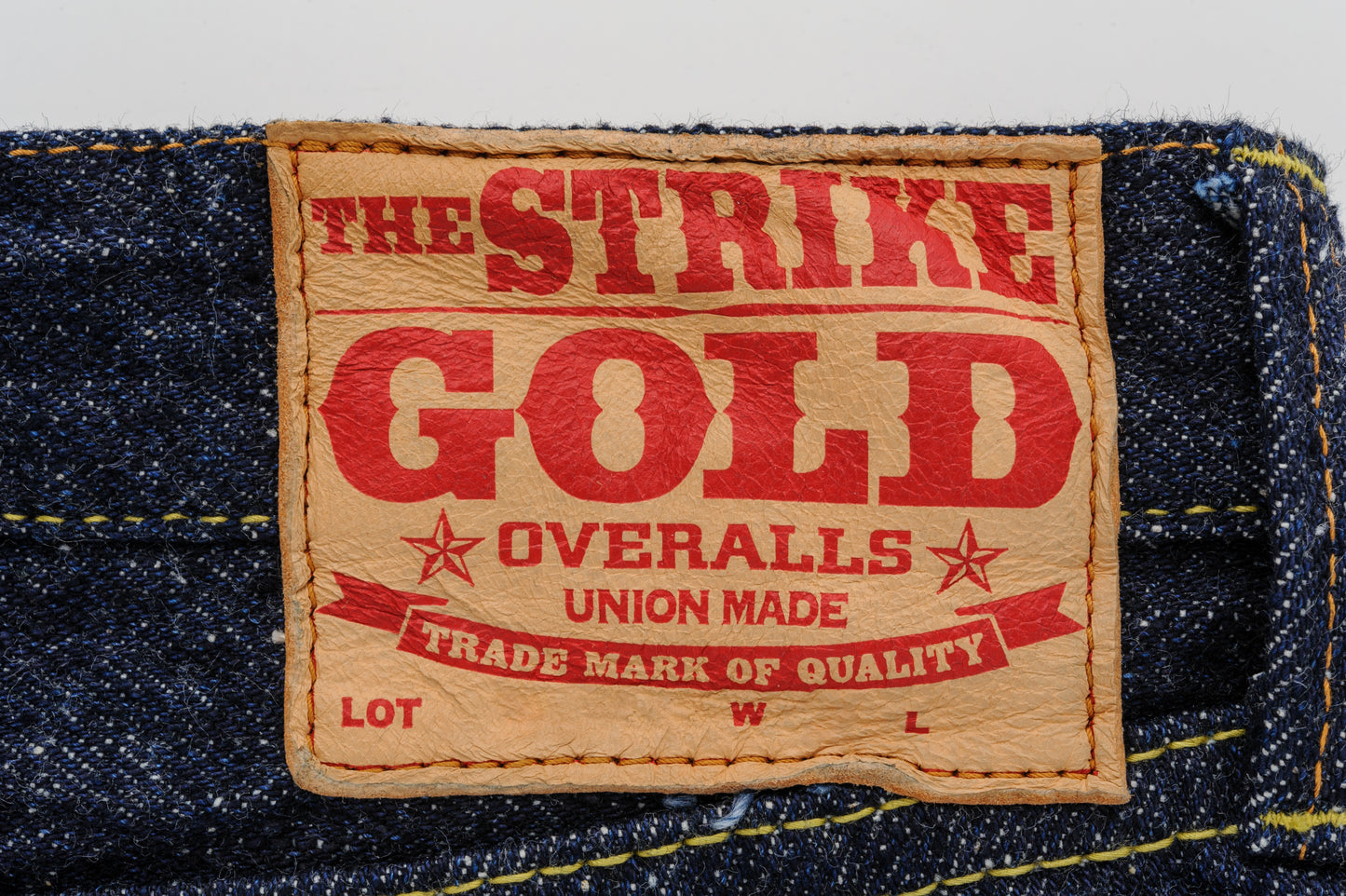 The Strike Gold SG0103KE "Keep Earth" Natural Indigo 17oz Selvedge Jeans - Classic Straight