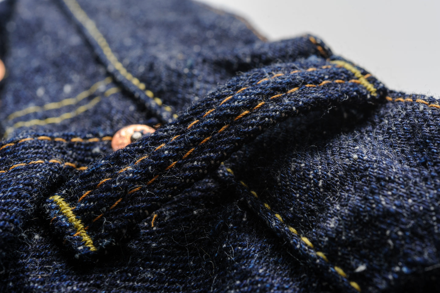 The Strike Gold SG0103KE "Keep Earth" Natural Indigo 17oz Selvedge Jeans - Classic Straight