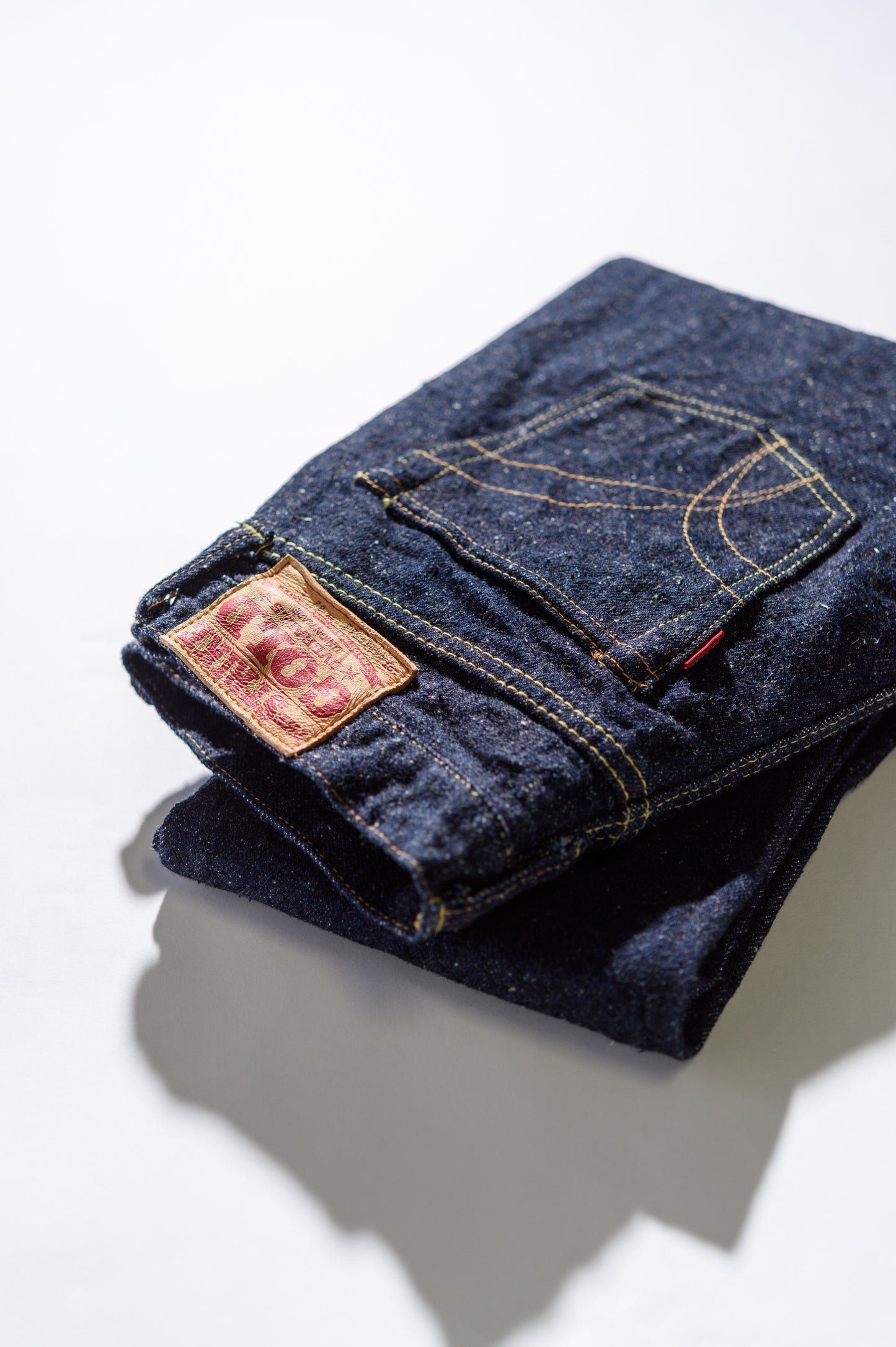 The Strike Gold SG0105KE "Keep Earth" Natural Indigo 17oz Selvedge Jeans - Stylish Straight