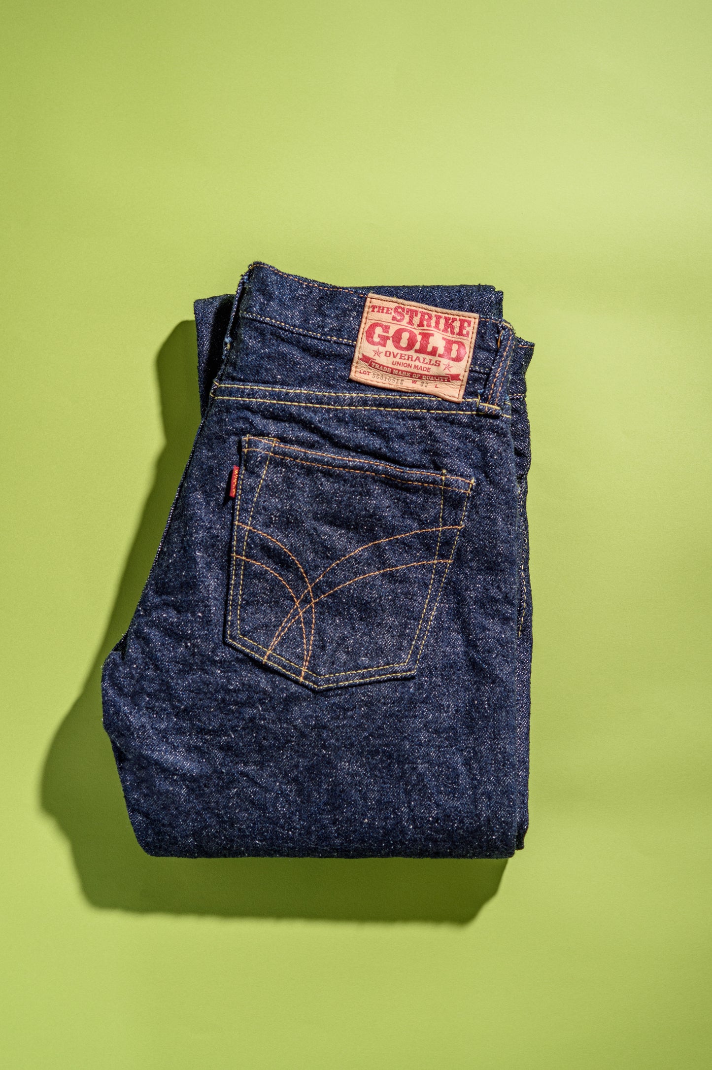 The Strike Gold SG0103KE "Keep Earth" Natural Indigo 17oz Selvedge Jeans - Classic Straight