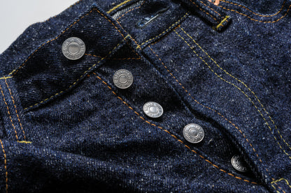 The Strike Gold SG0104KE "Keep Earth" Natural Indigo 17oz Selvedge Jeans - Regular Tapered