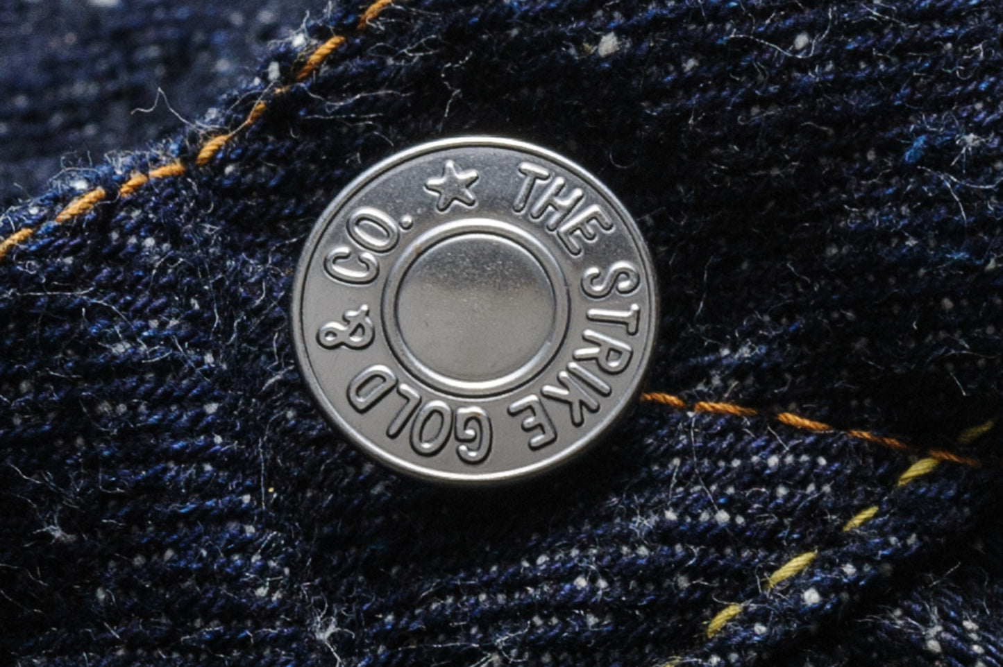 The Strike Gold SG0104KE "Keep Earth" Natural Indigo 17oz Selvedge Jeans - Regular Tapered