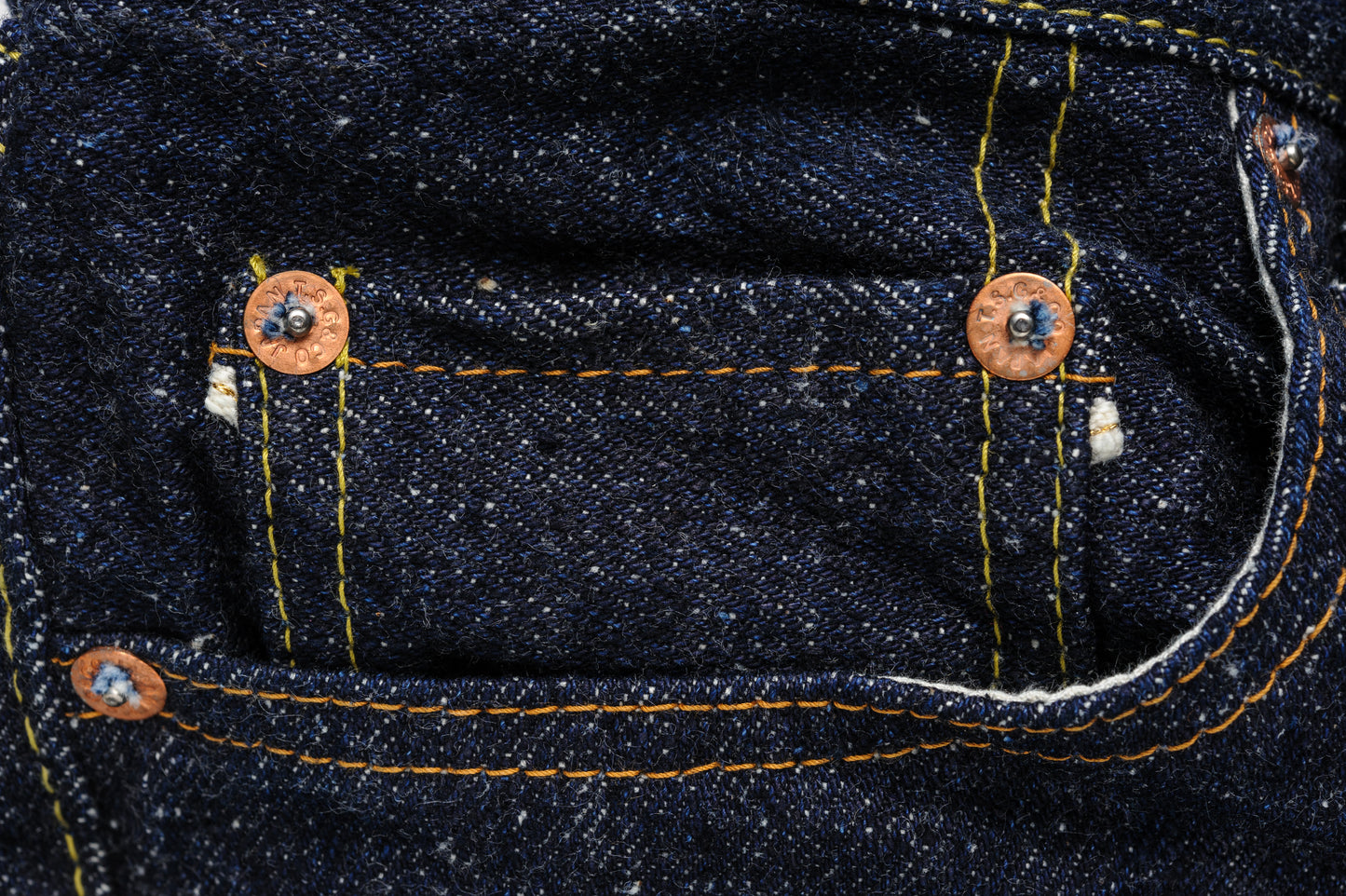 The Strike Gold SG0103KE "Keep Earth" Natural Indigo 17oz Selvedge Jeans - Classic Straight