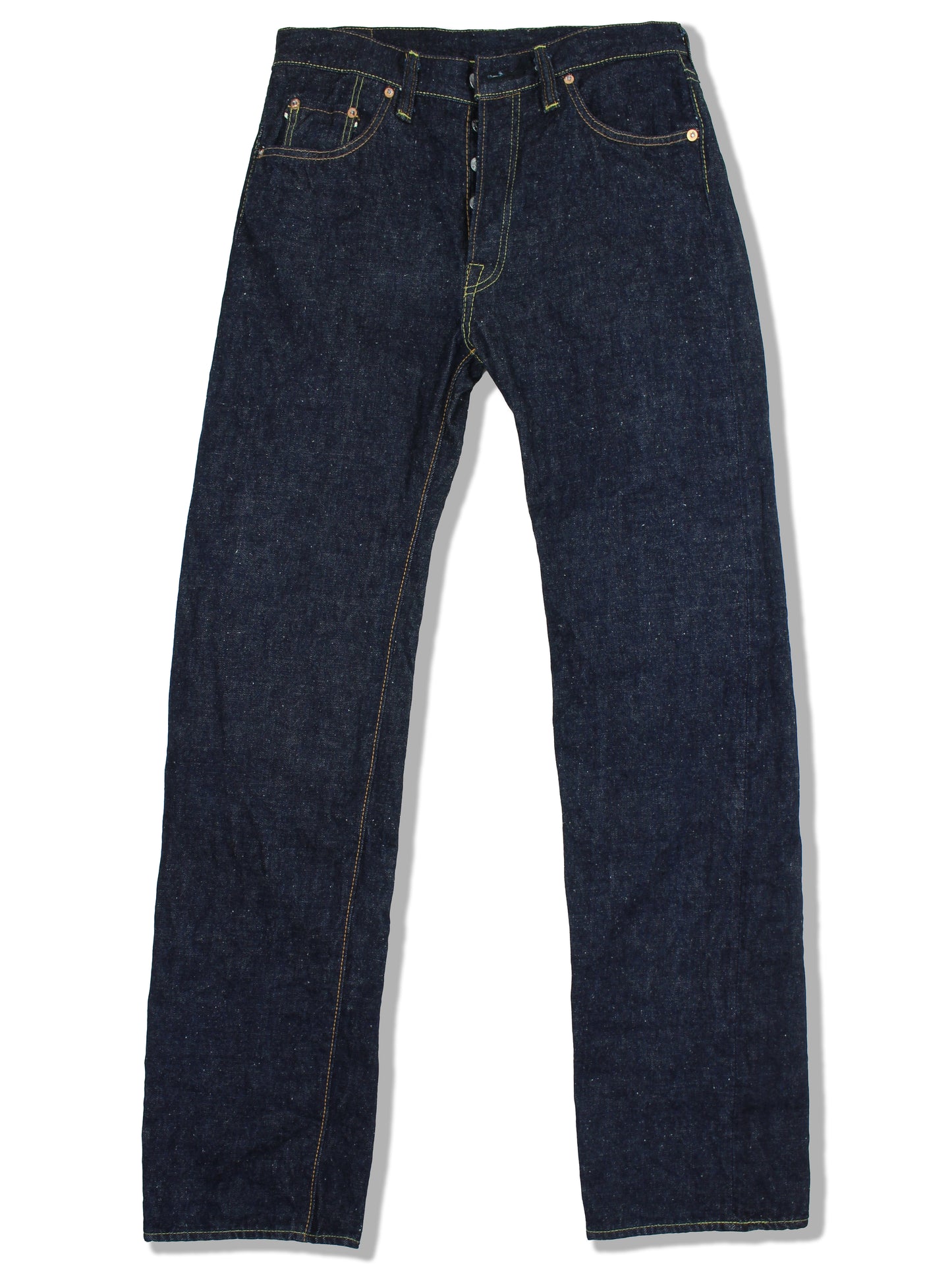 The Strike Gold SG1002 Origin Series low-tension neppy blend 14oz selvedge Jeans- Loose Straight