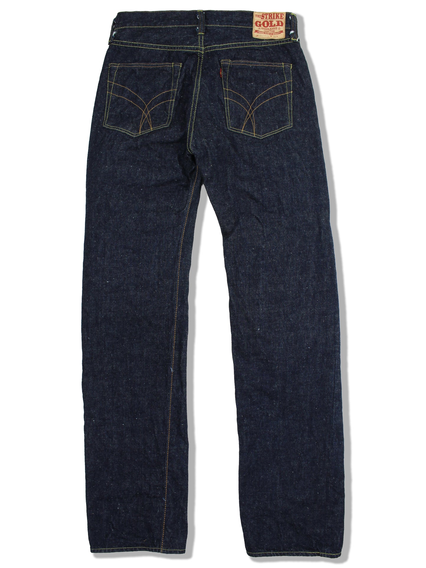 The Strike Gold SG1002 Origin Series low-tension neppy blend 14oz selvedge Jeans- Loose Straight