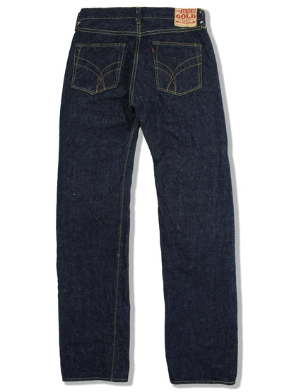 The Strike Gold SG1002 Origin Series low-tension neppy blend 14oz selvedge Jeans- Loose Straight