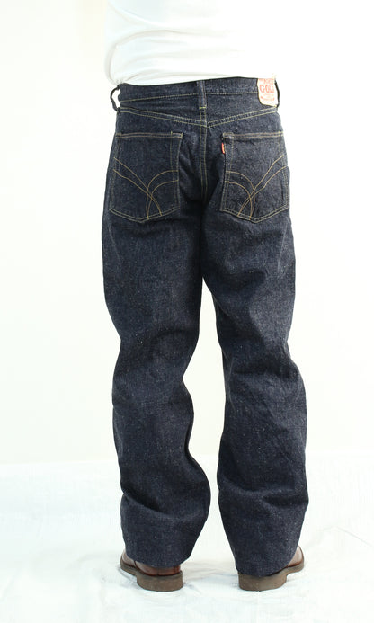 The Strike Gold SG1002 Origin Series low-tension neppy blend 14oz selvedge Jeans- Loose Straight