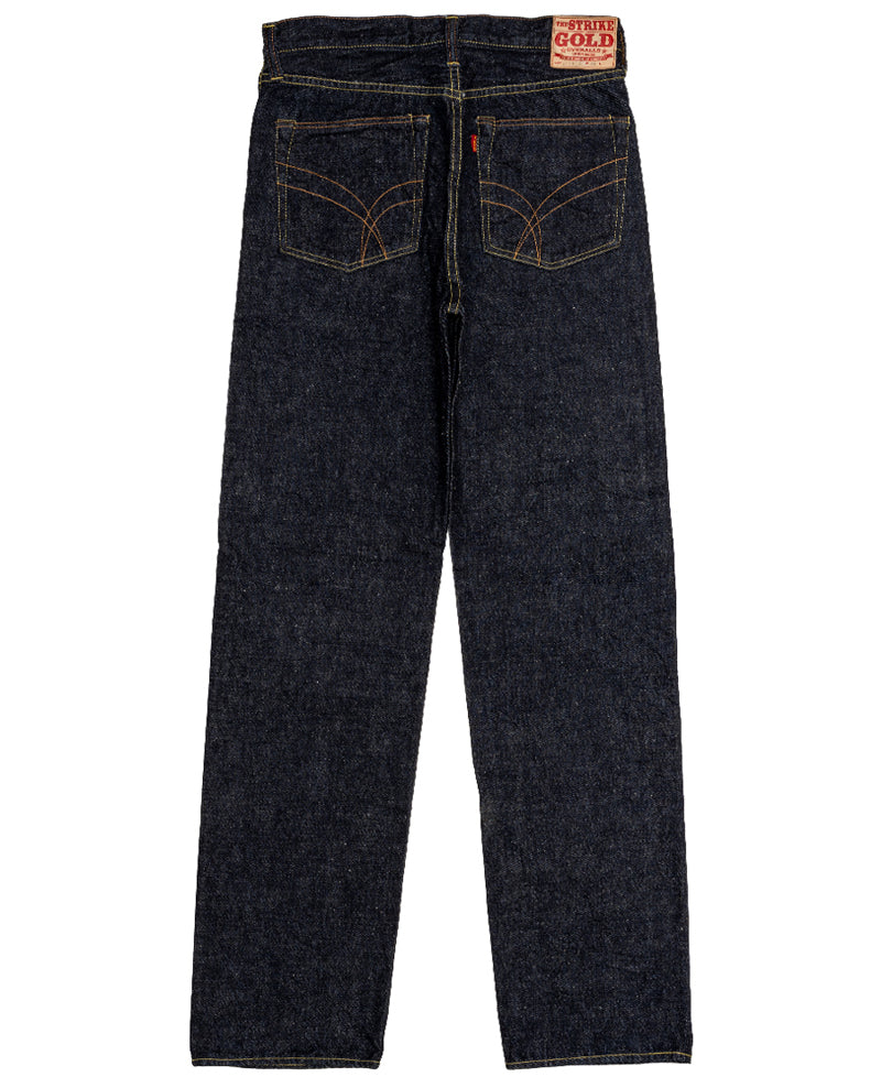 The Strike Gold SG1002 Origin Series low-tension neppy blend 14oz selvedge Jeans- Loose Straight
