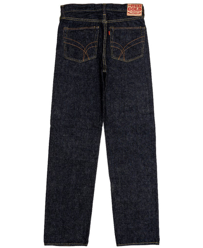 The Strike Gold SG1002 Origin Series low-tension neppy blend 14oz selvedge Jeans- Loose Straight