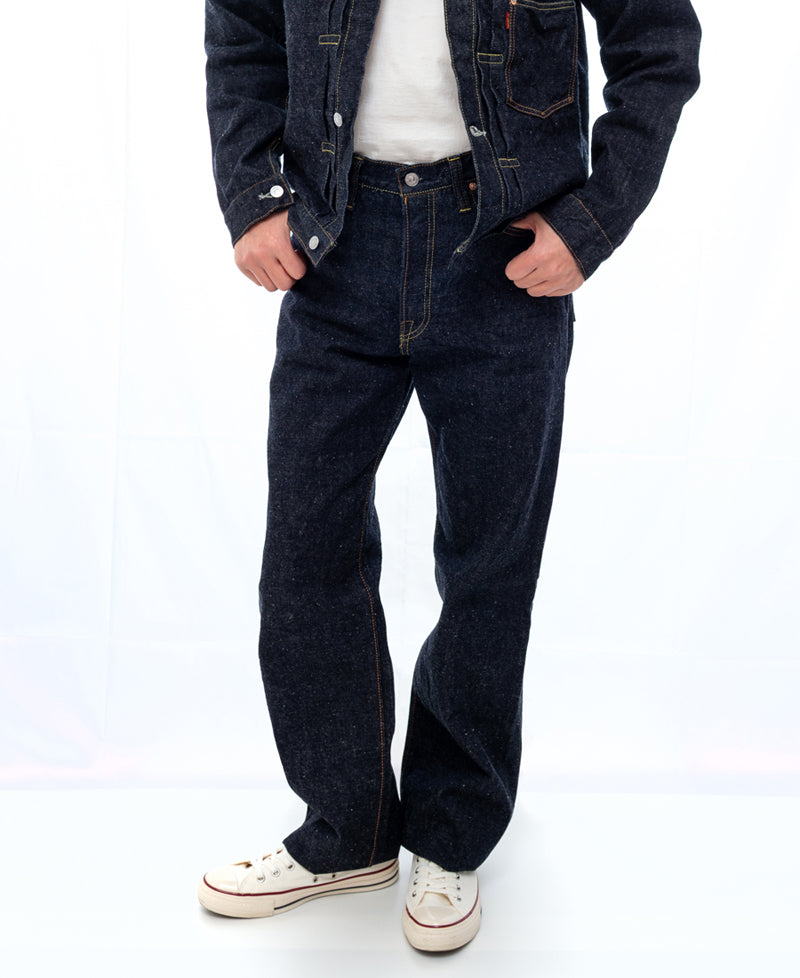 The Strike Gold SG1002 Origin Series low-tension neppy blend 14oz selvedge Jeans- Loose Straight