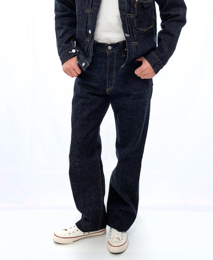 The Strike Gold SG1002 Origin Series low-tension neppy blend 14oz selvedge Jeans- Loose Straight