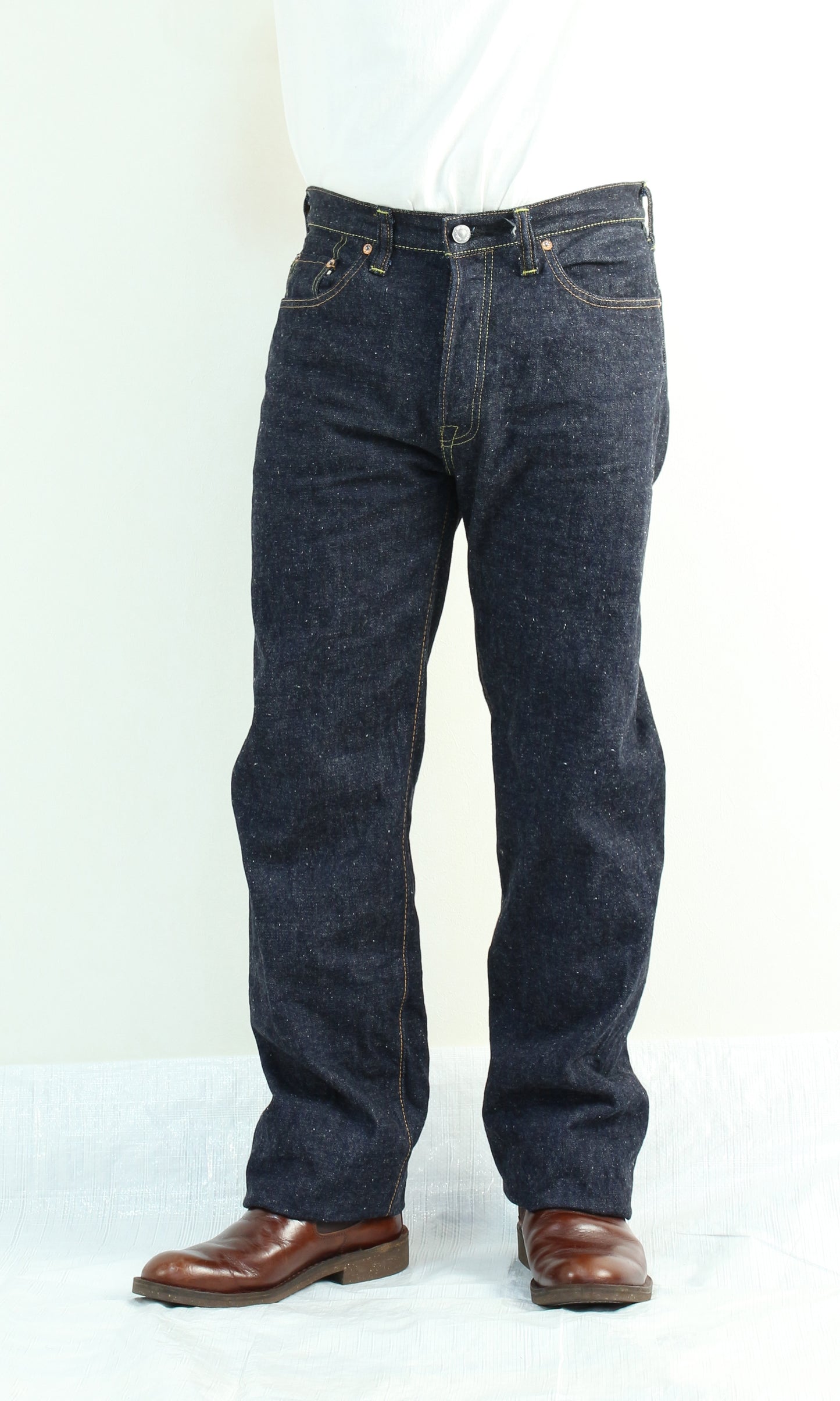 The Strike Gold SG1003 Origin Series low-tension neppy blend 14oz selvedge Jeans- Classic Straight