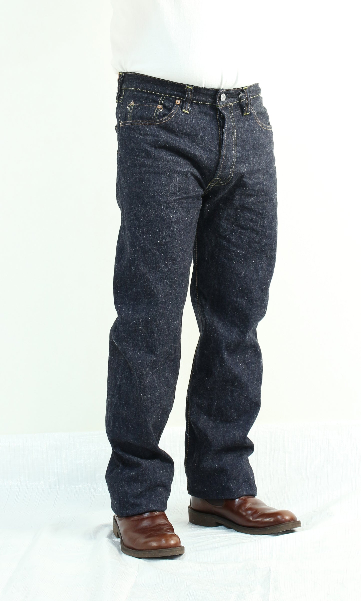 The Strike Gold SG1003 Origin Series low-tension neppy blend 14oz selvedge Jeans- Classic Straight