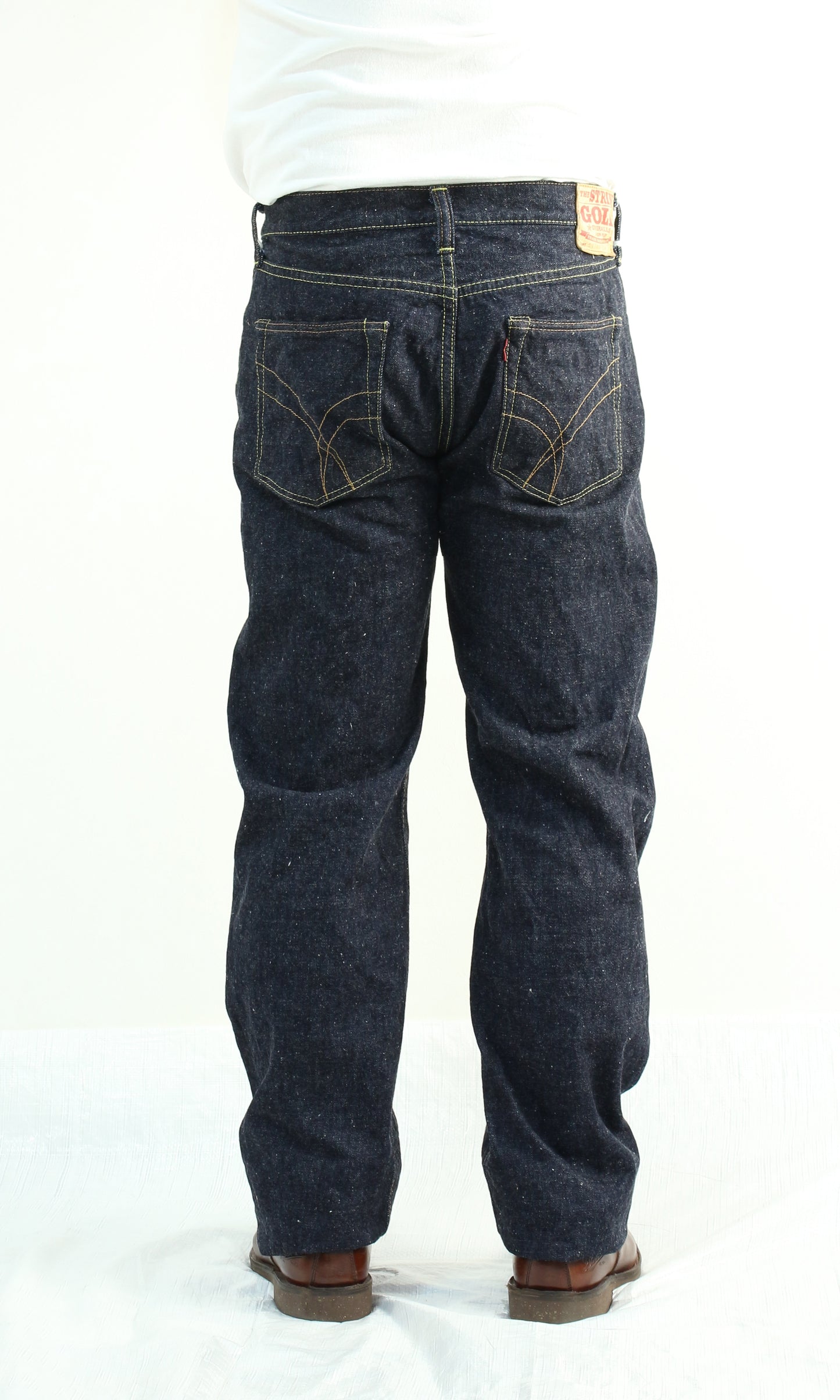 The Strike Gold SG1003 Origin Series low-tension neppy blend 14oz selvedge Jeans- Classic Straight