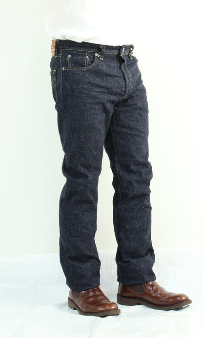 The Strike Gold SG1005 Origin Series low-tension neppy blend 14oz selvedge Jeans- Stylish Straight