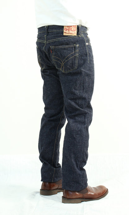 The Strike Gold SG1005 Origin Series low-tension neppy blend 14oz selvedge Jeans- Stylish Straight