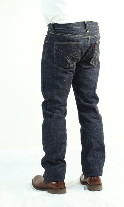 The Strike Gold SG1005 Origin Series low-tension neppy blend 14oz selvedge Jeans- Stylish Straight