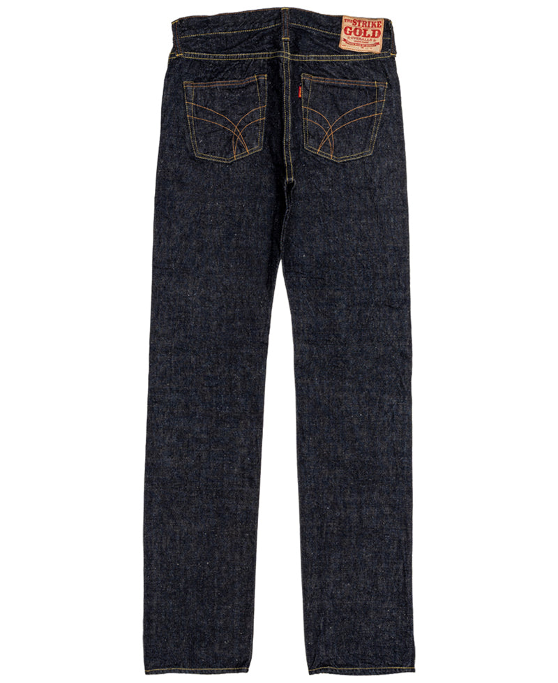 The Strike Gold SG1005 Origin Series low-tension neppy blend 14oz selvedge Jeans- Stylish Straight