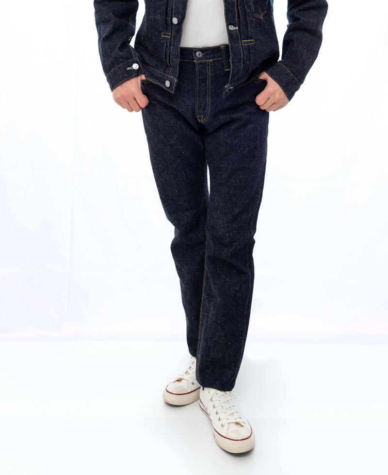 The Strike Gold SG1005 Origin Series low-tension neppy blend 14oz selvedge Jeans- Stylish Straight