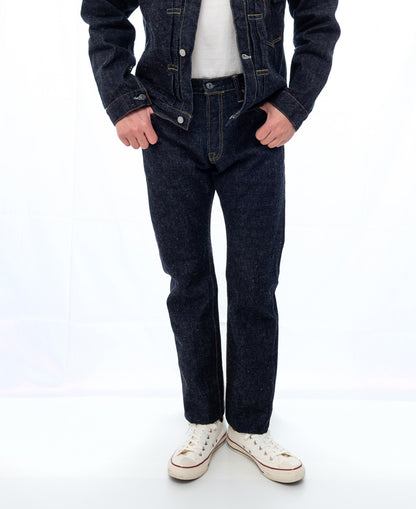 The Strike Gold SG1005 Origin Series low-tension neppy blend 14oz selvedge Jeans- Stylish Straight