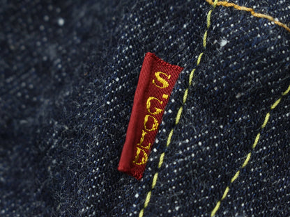 The Strike Gold SG1005 Origin Series low-tension neppy blend 14oz selvedge Jeans- Stylish Straight