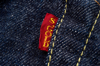 The Strike Gold SG1002 Origin Series low-tension neppy blend 14oz selvedge Jeans- Loose Straight