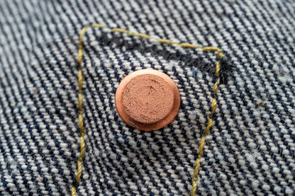 The Strike Gold SG1002 Origin Series low-tension neppy blend 14oz selvedge Jeans- Loose Straight