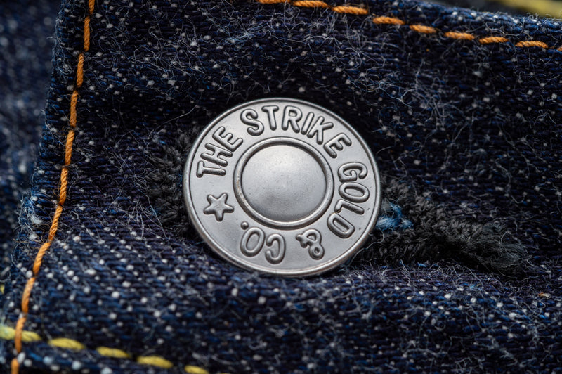 The Strike Gold SG1005 Origin Series low-tension neppy blend 14oz selvedge Jeans- Stylish Straight