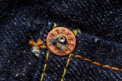 The Strike Gold SG1005 Origin Series low-tension neppy blend 14oz selvedge Jeans- Stylish Straight