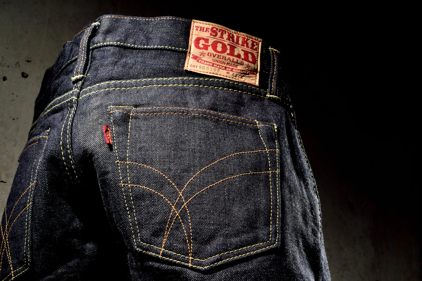 The Strike Gold SG3105 Cool Series 17oz Selvedge Jeans - Stylish Straight