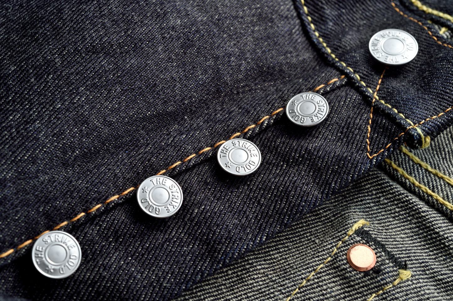 The Strike Gold SG3105 Cool Series 17oz Selvedge Jeans - Stylish Straight