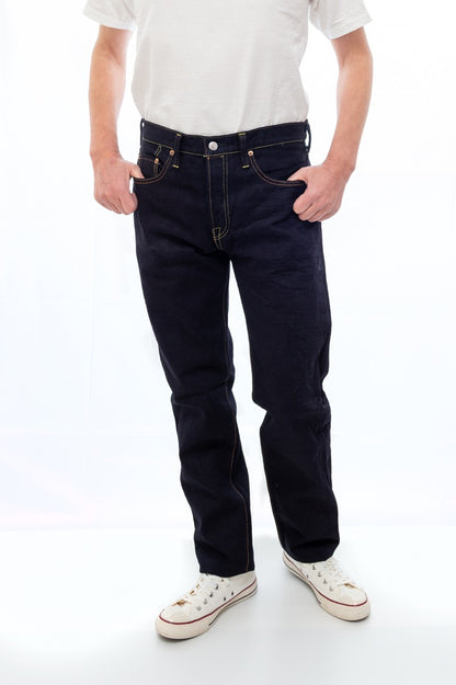 The Strike Gold SG5004ID Classic Double-Indigo Series 15oz Slub Selvedge Jeans - Regular Tapered