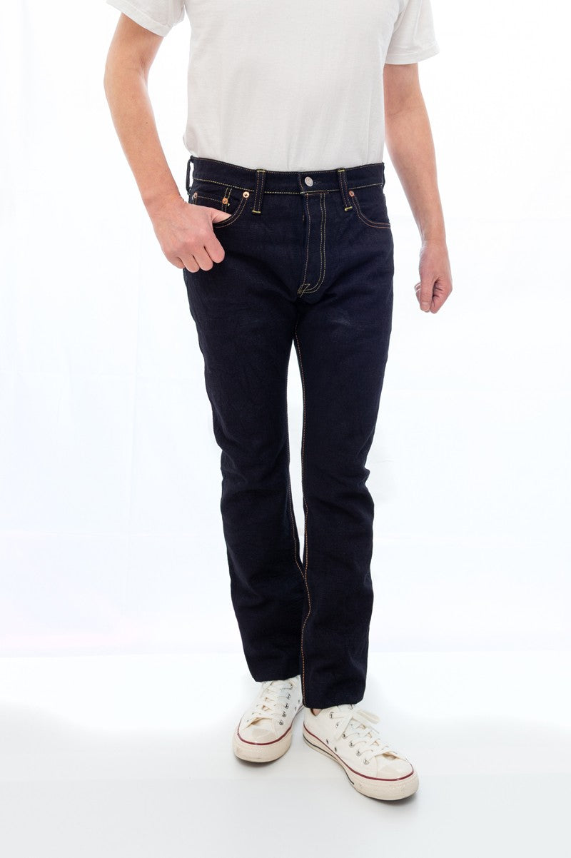 The Strike Gold SG5009ID Classic Double-Indigo Series 15oz Slub Selvedge Jeans  - Slim Tapered