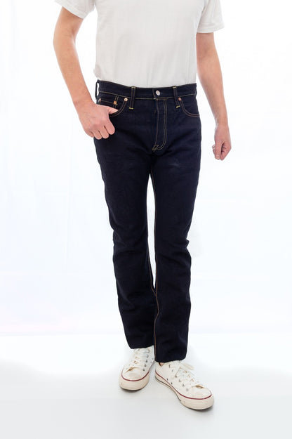 The Strike Gold SG5009ID Classic Double-Indigo Series 15oz Slub Selvedge Jeans  - Slim Tapered