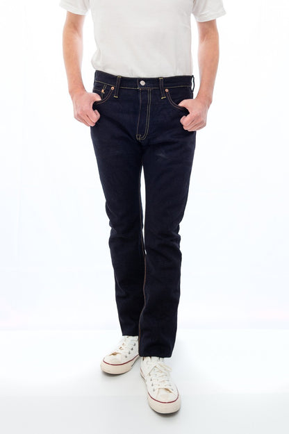 The Strike Gold SG5009ID Classic Double-Indigo Series 15oz Slub Selvedge Jeans  - Slim Tapered
