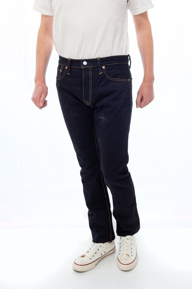 The Strike Gold SG5009ID Classic Double-Indigo Series 15oz Slub Selvedge Jeans  - Slim Tapered