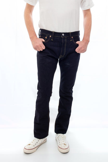 The Strike Gold SG5009ID Classic Double-Indigo Series 15oz Slub Selvedge Jeans  - Slim Tapered