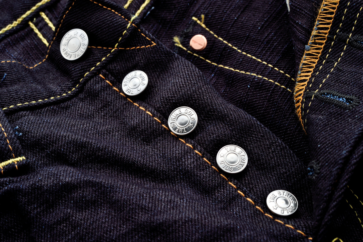 The Strike Gold SG5009ID Classic Double-Indigo Series 15oz Slub Selvedge Jeans  - Slim Tapered