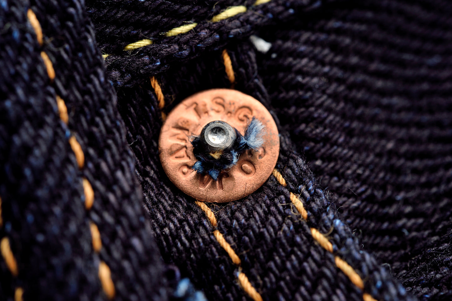 The Strike Gold SG5004ID Classic Double-Indigo Series 15oz Slub Selvedge Jeans - Regular Tapered